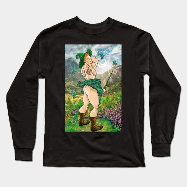 Highland Witch Boy Long Sleeve T-Shirt by JoeBoy101